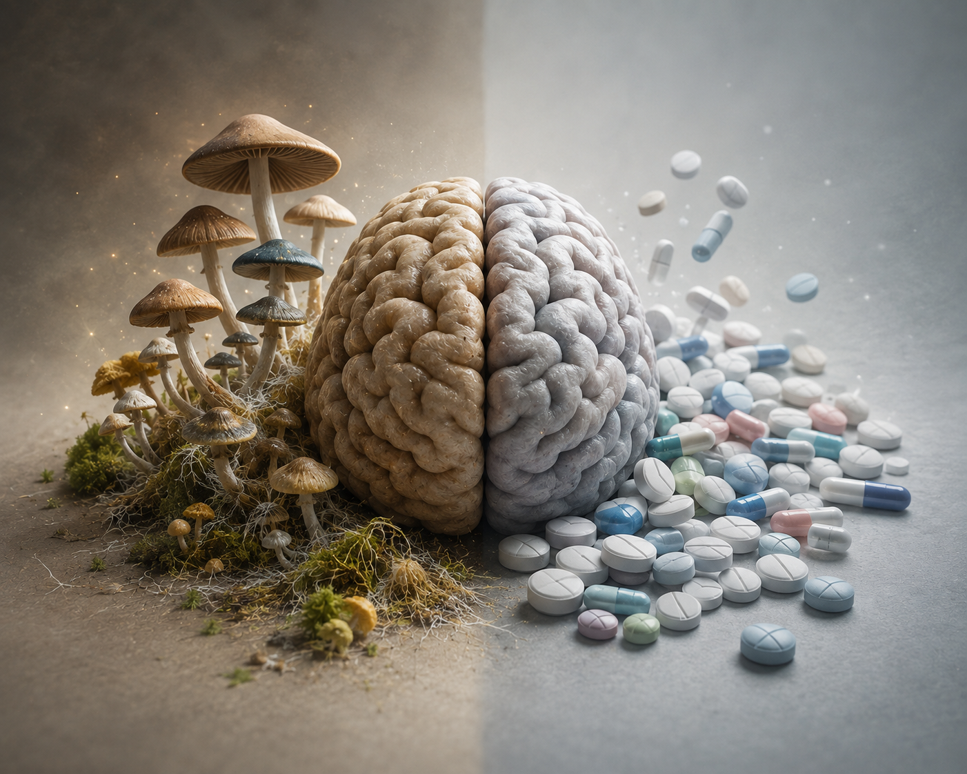 Magic Mushrooms vs. Antidepressants